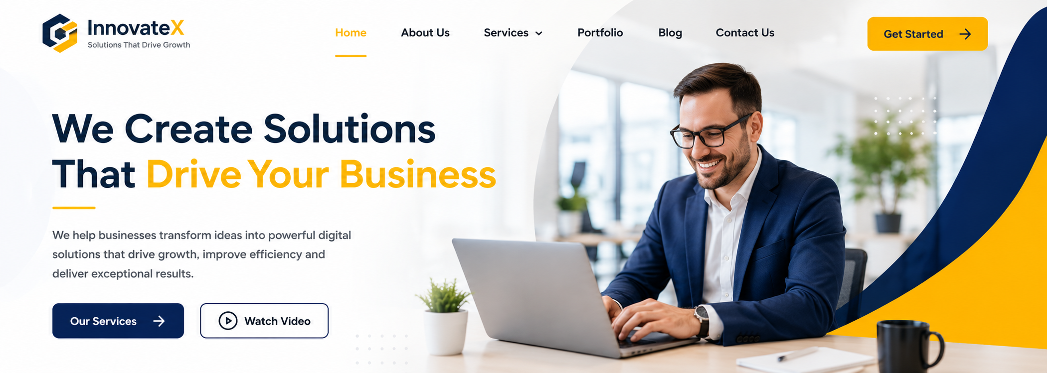 Corporate website design and development