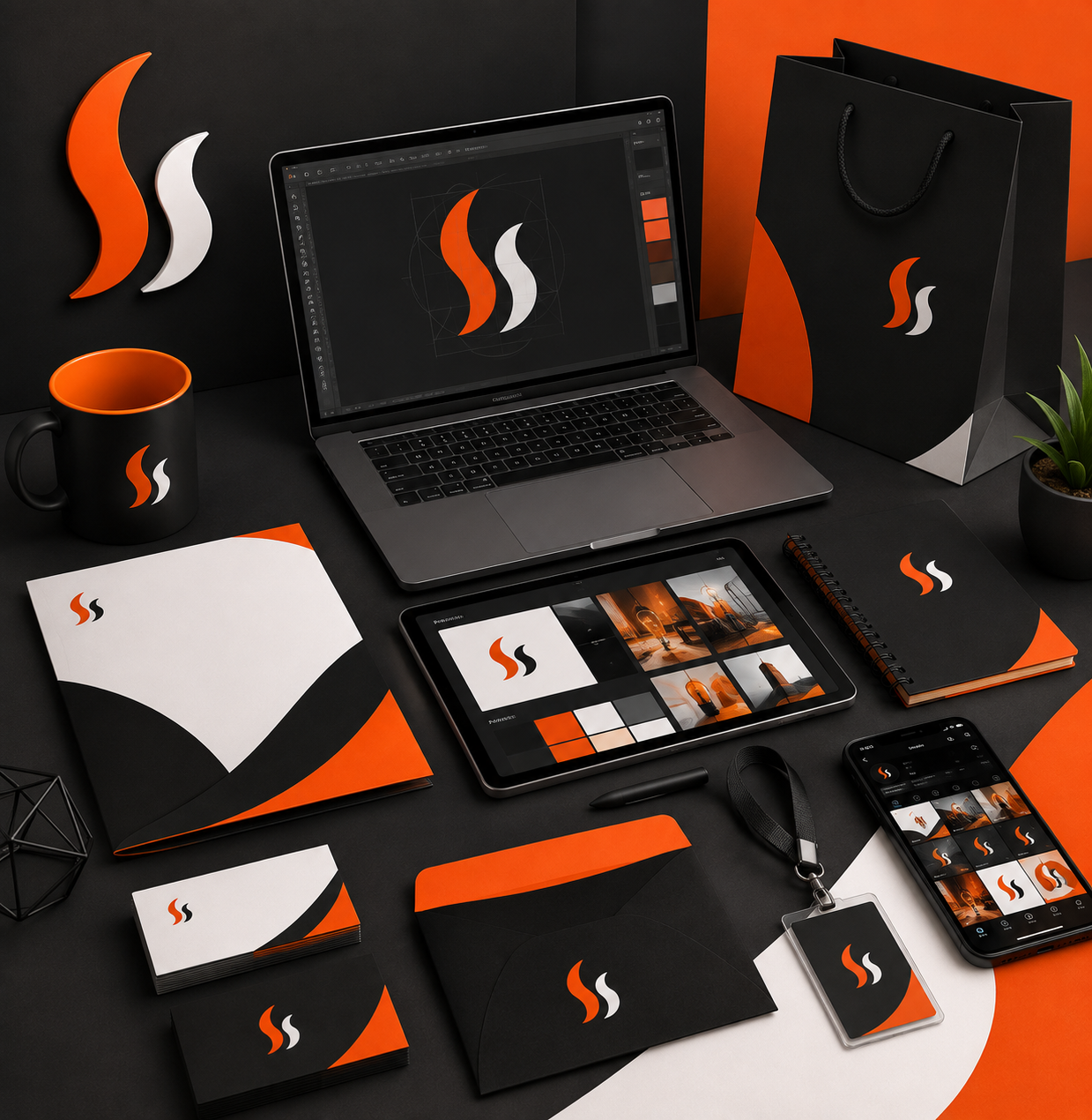 Brand creative design across digital marketing platforms