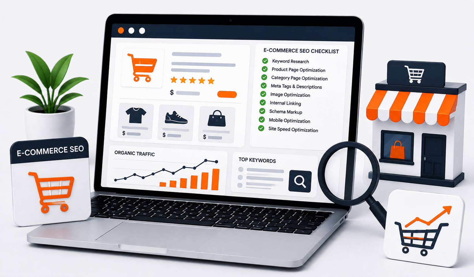 E-commerce SEO for product and category search visibility