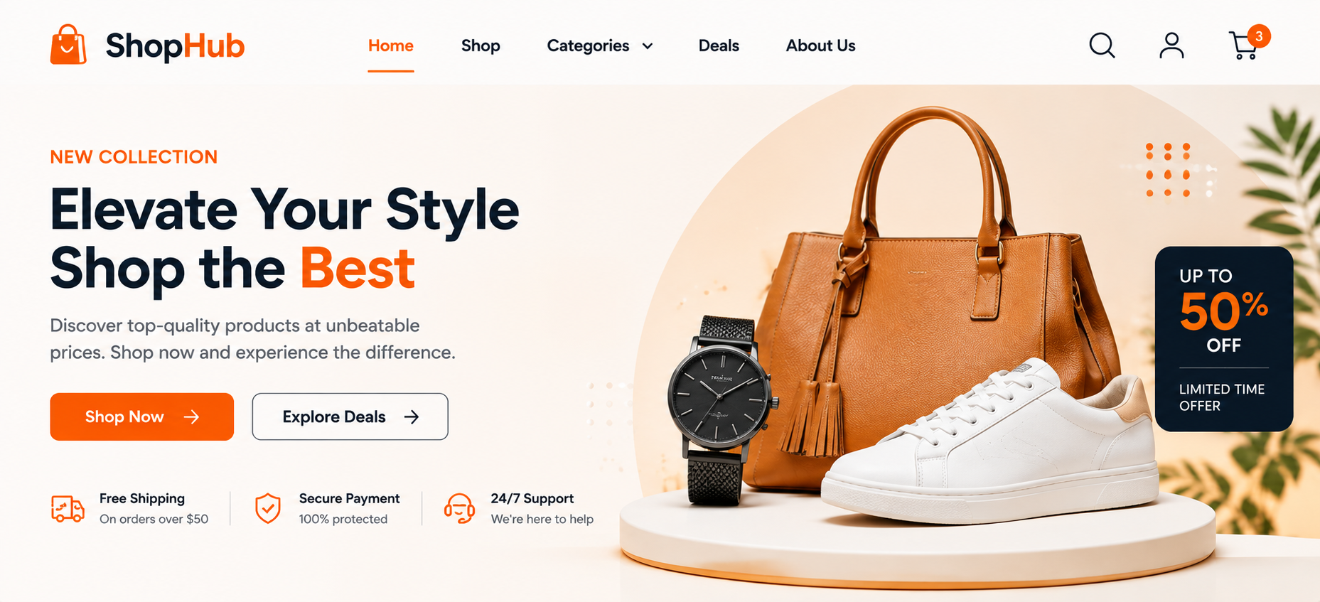 E-commerce website design and development