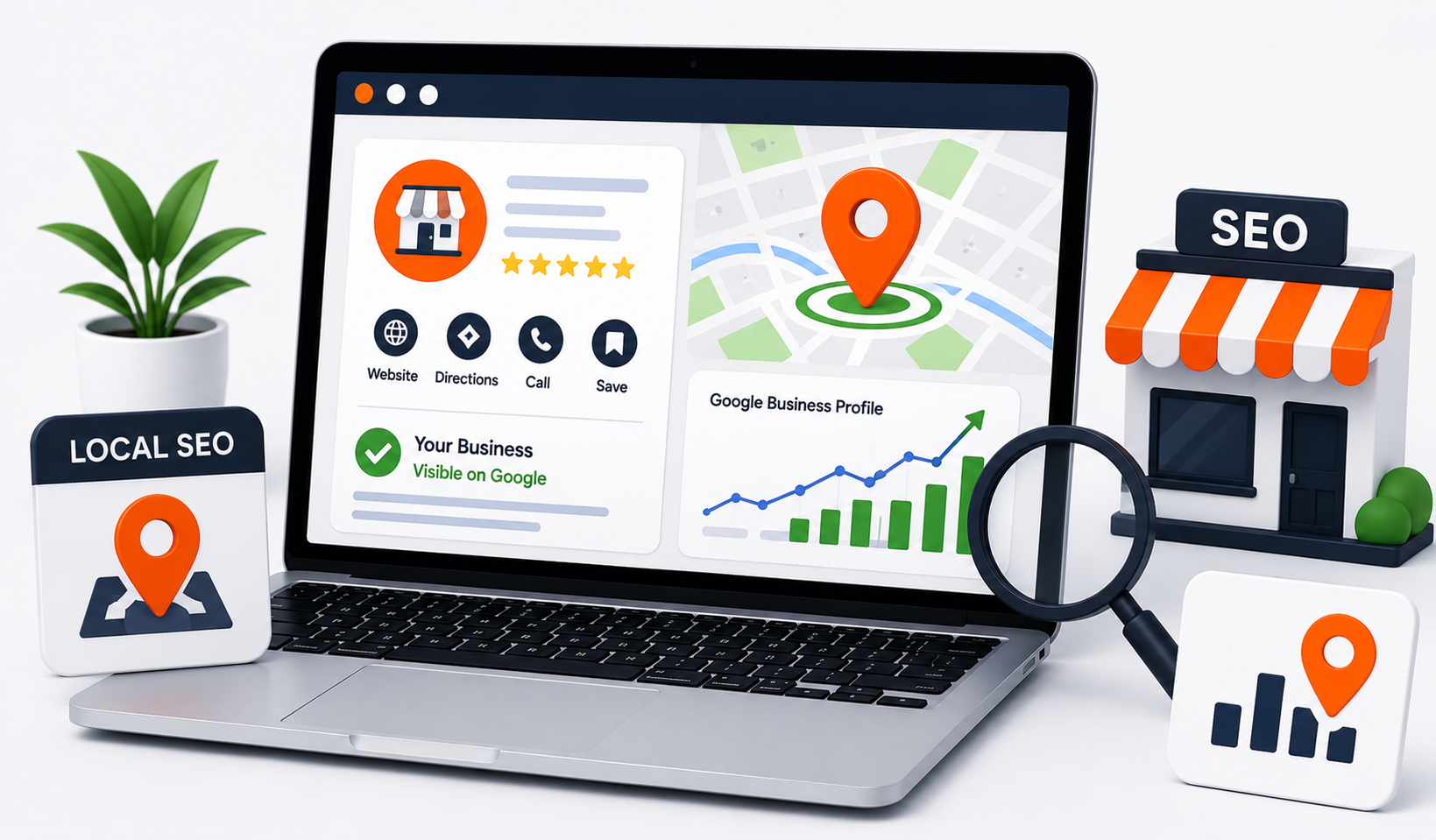 Local SEO and Google Maps visibility for nearby businesses