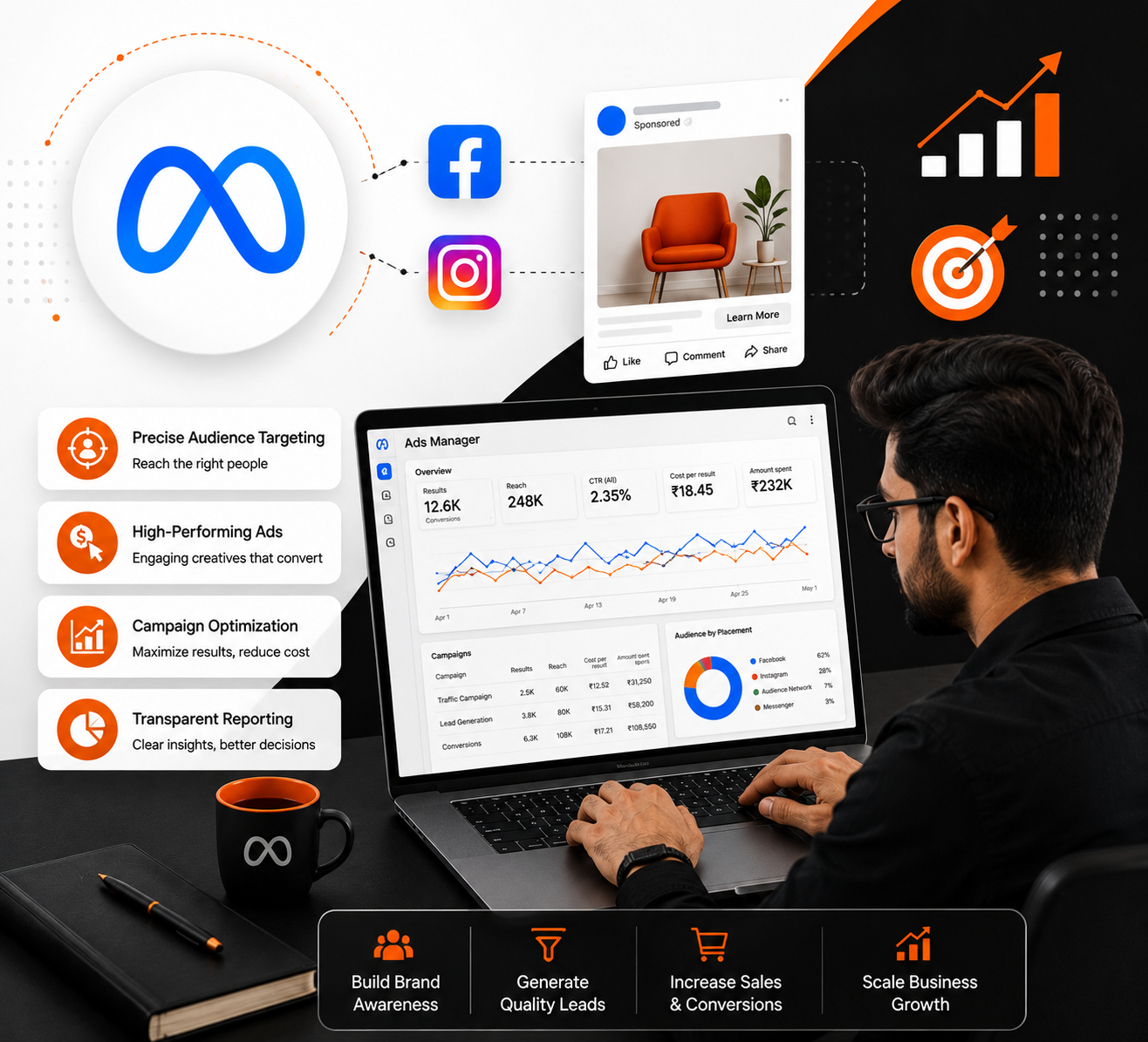 Facebook and Instagram Meta Ads management services