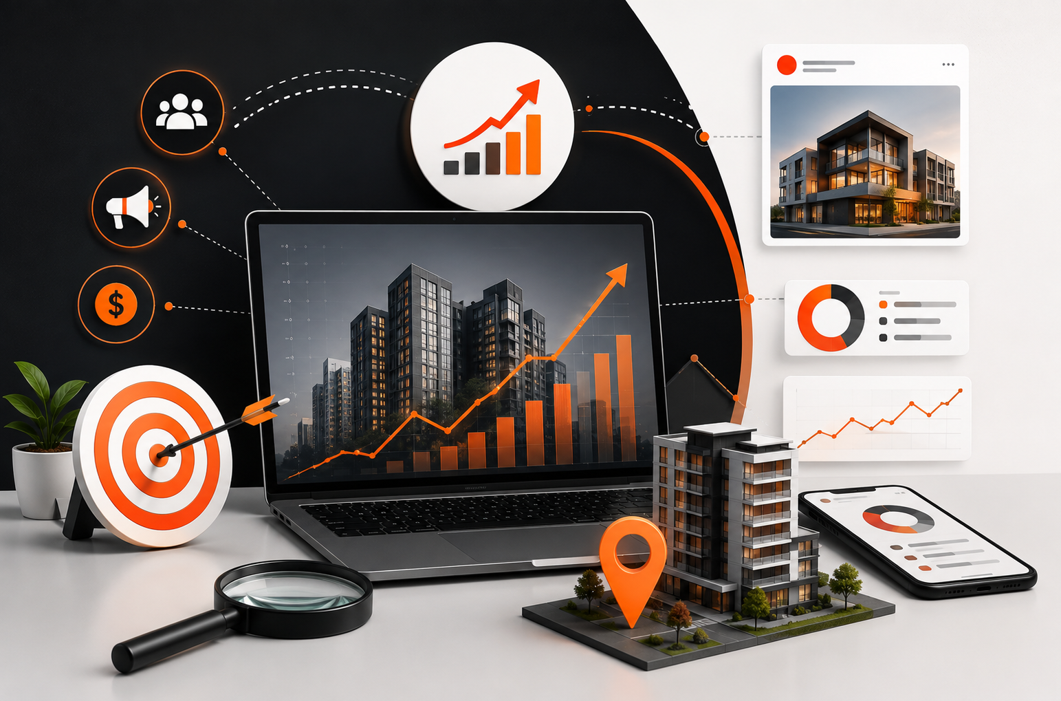 Performance marketing for real estate businesses