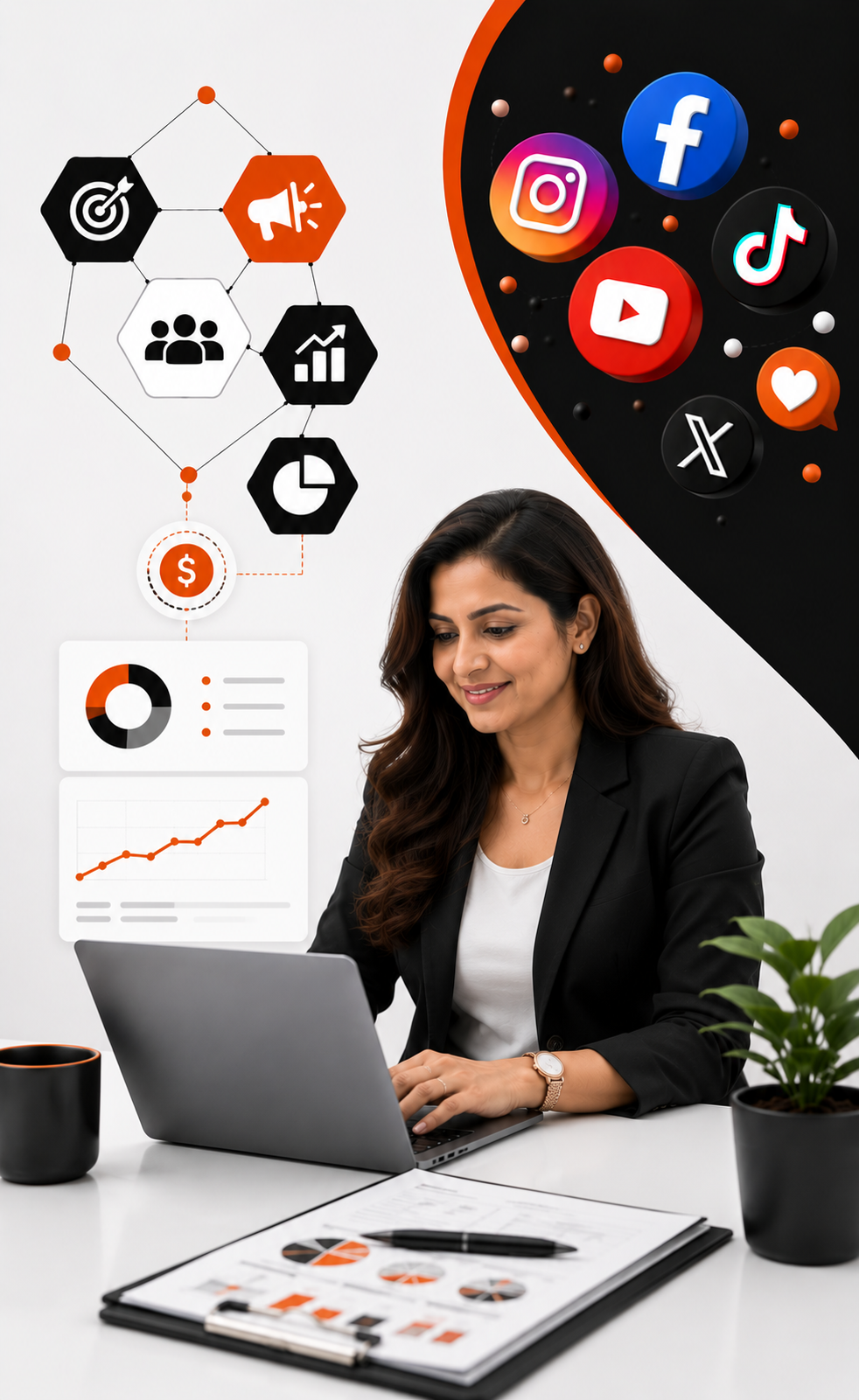 Paid social media advertising campaign management