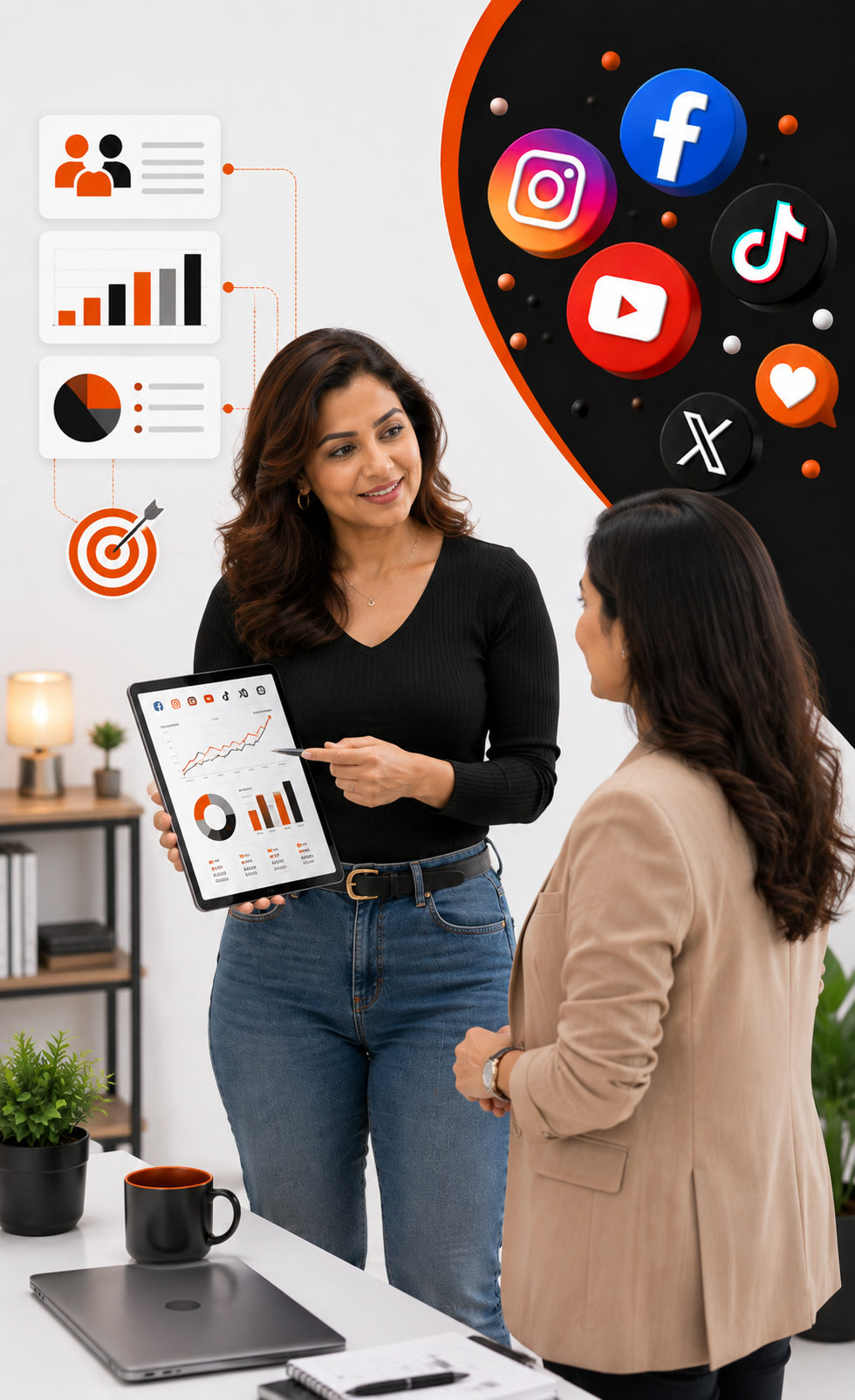 Social media analytics and campaign performance reporting