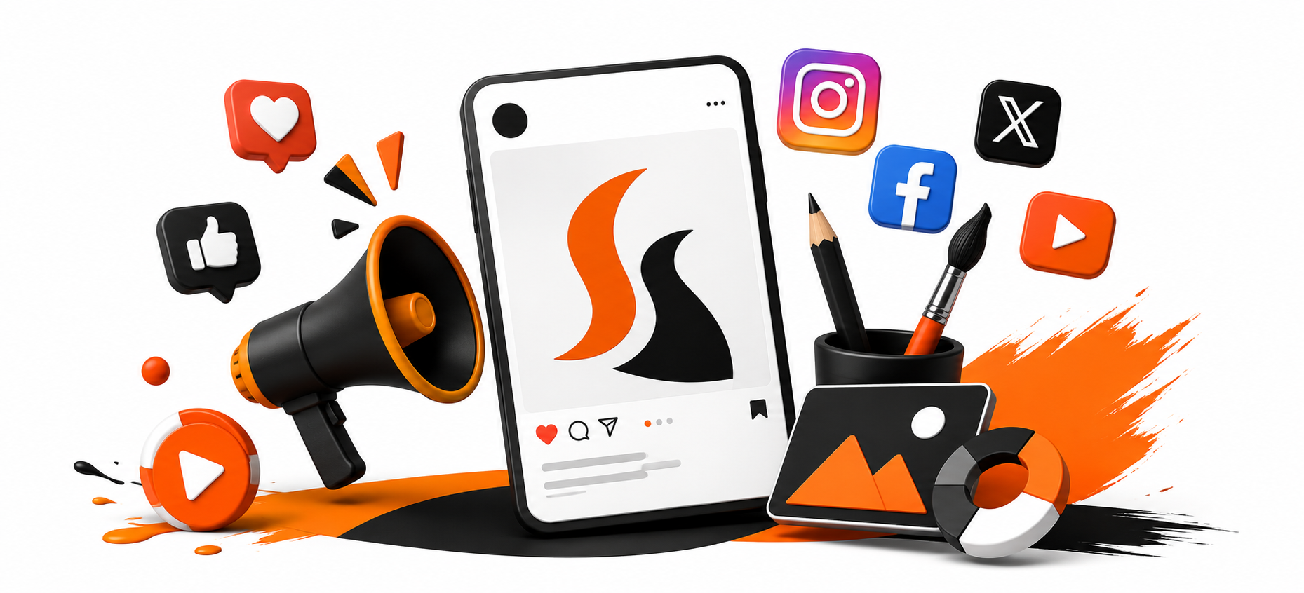 Social media creative design services